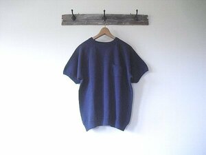 Lot.4085　S/S Raglan Sweat with Pocket（WAREHOUSE）ウエアハウス　無地　navy　ポケット付　半袖スウェット　＠在庫（M , L） 新品