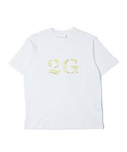 【白Ｌ】２Ｇ ＯＯＳＡＫＡ限定 ＧＯＬＤ ＬＯＧＯ ＴＥＥ 定価6380円 ゴールドロゴ Ｔシャツ 大阪限定 国内正規品 新品未使用