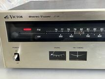 H070711 ビクター ステレオ チューナー JT-16 VICTOR stereo Tuner ラジオ FM AM_画像2