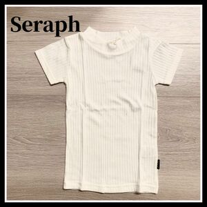 新品タグ付 Seraph セラフ 半袖 リブ カットソー プルオーバー Tシャツ