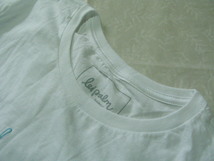 ssy6826 Lei Palm HAWAII 半袖 Tシャツ ホワイト ■ フロント 刺繍 ■ クルーネック 薄手 コットン100 大きいサイズ XL_画像7