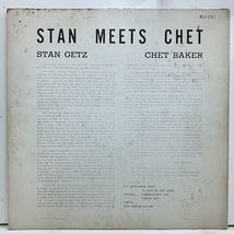 ●即決LP Stan Getz / Stan meets Chet Mgv8263 j37519 米オリジナル、黒銀Vinc/Tp Dg Mono スタン・ゲッツ_画像4