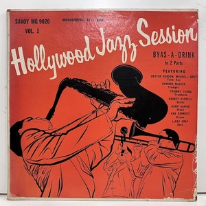 ●即決10インチ Dexter Gordon / Hollywood Jazz Session Vol1 mg9020 j37533 米オリジ 10インチ Dg Mono デクスター・ゴードン 