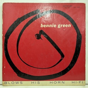 ●難有/即決LP Bennie Green / Blows His Horn prlp7052 j37622 返品お断り 米オリジナル、NYC Dg Mono Rvg 