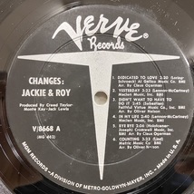 ●即決VOCAL LP Jackie & Roy / Changes v8668 jv4786 米オリジナル、Mgm/T Dg Mono Vangelder刻印 ジャッキー&ロイ_画像3