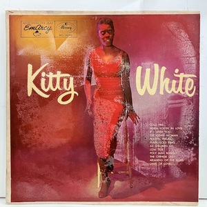 ●即決VOCAL LP Kitty White / Cold Fire mg36068 jv4802 米盤、Dg Mono 小ドラマー キティ・ホワイ