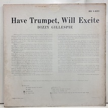 ●即決LP Dizzy Gillespie / Have Trumpet Will Excite Mgv8313 j37711 米オリジナル、Dg Vinc/Tp Mono _画像4