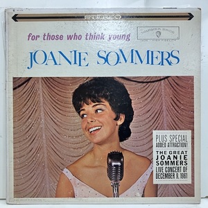 ●即決VOCAL LP Joanie Sommers Sommers / for Those Who Think Young ws1436 jv4898 米オリジナル、Stereo ジョニー・ソマーズ