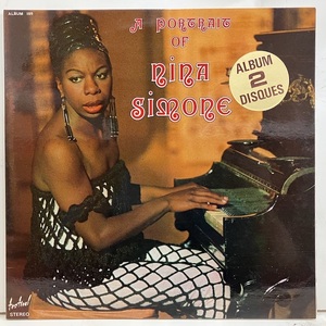 ●即決VOCAL LP Nina Simone / A Portrait Of Nina ALBUM189 jv4905 仏盤、75年プレス ニーナ・シモン