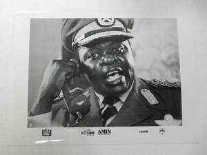 スチール写真1枚「食人大統領アミン 　アフリカ残酷物語」1981年　ウガンダ独裁者イディ・アミン　ゲテモノホラー　食人族　モンド映画