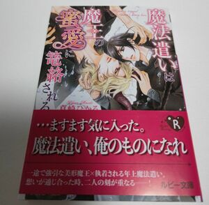 魔法遣いは魔王の蜜愛に篭絡される（初版）真崎ひかる