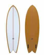 スーパーセール!新品！大特価！ALOHA SURFBOARDS KEEL TWIN PU MUSTARD 5’8” 31.1L FUTURE _画像1