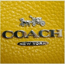 ♪　美品　COACH　コーチ 　ミニショルダーバッグ レザー 　貴重な黄色 　イエロー　 美品 正規品_画像10