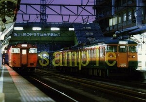 ☆90～00年代鉄道10jpgCD[115系岡山車更新色2連G編成、3連湘南色D編成(山陽本線庭瀬～中庄、伯備線黒坂～根雨、米子駅)]☆