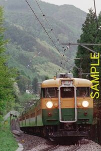 ☆90～00年代鉄道10jpgCD[165・167系宮原・日根野車急行ちくま82号・くろよん(中央西線日出塩～贄川、木曽平沢～奈良井、薮原～宮ノ越他)]