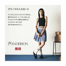 新品　ユニクロ　jw Anderson プリーツストライプミニスカート Mサイズ_画像6