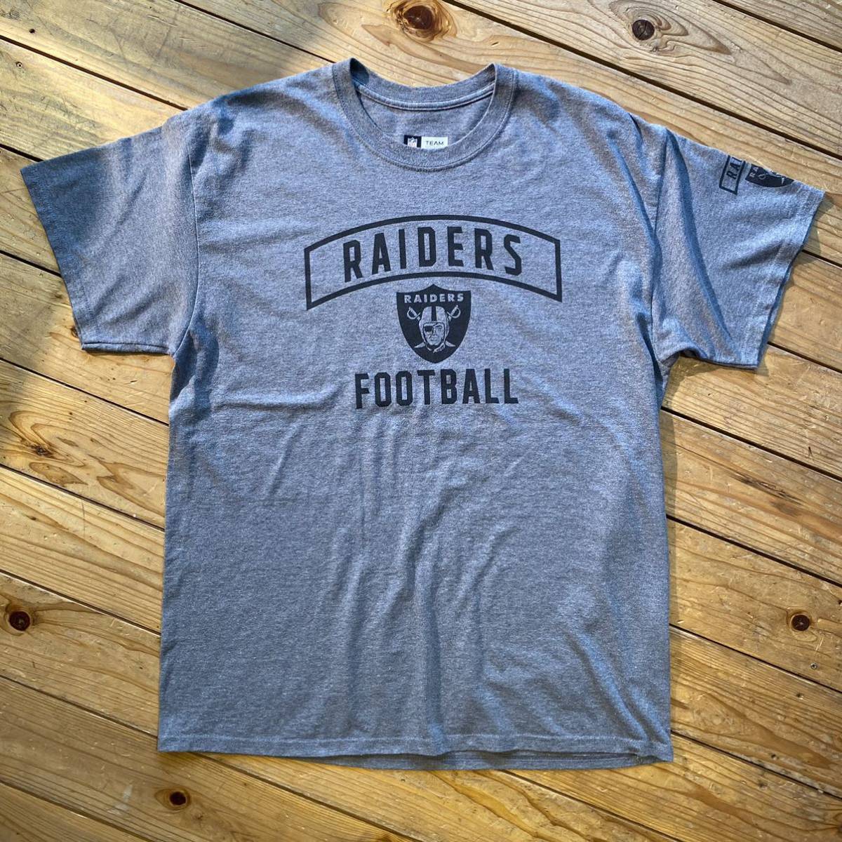 USA古着 RAIDERS ラスベガス レイダース NFL Tシャツ 半袖 メンズ L