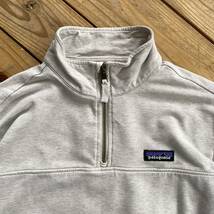 USA古着 patagonia パタゴニア アーニャ プルオーバー メンズ XSサイズ フリース ハーフジップ アウトドア インナー ベージュ 保温性 S0650_画像6