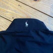 USA古着 POLO GOLF RALPH LAUREN ポロゴルフ ジャケット ブルゾン メンズ L ブラックブルー USGA 2015 ラルフローレン パッカブル J2614_画像8