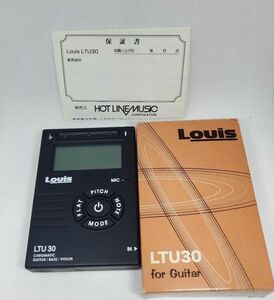 平成レトロ　Louis「Tuner LTU30」チューニングメーター