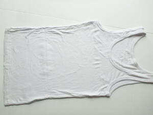 new goods HATHAWAY is sa way * white white hand ... is good feeling of quality stretch tank top M