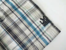 新品 MICROS★　黒×緑×白　チェック柄　半袖　シャツ 14/16…身長160㎝相当_画像3