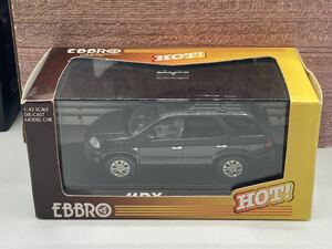 即決有★EBBRO エブロ 1/43 HOT ホット HONDA ホンダ MDX セイジブラッシュ・パール★ミニカー