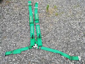  Takata TAKATA 4 -point type seat belt racing Harness 3 -inch so-so beautiful extra attaching comb .n use little 