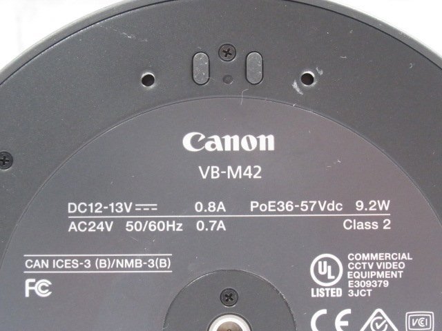 Ω 新A 0132♪ 保証有Canon【VB-M42】キヤノンネットワークカメラPoE