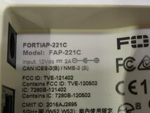 Ω 新D 0017♪ 保証有 FORTINET FAP-221C-J FORTIAP-221C FAP-221C 無線アクセスポイント・祝10000!取引突破!!_画像4