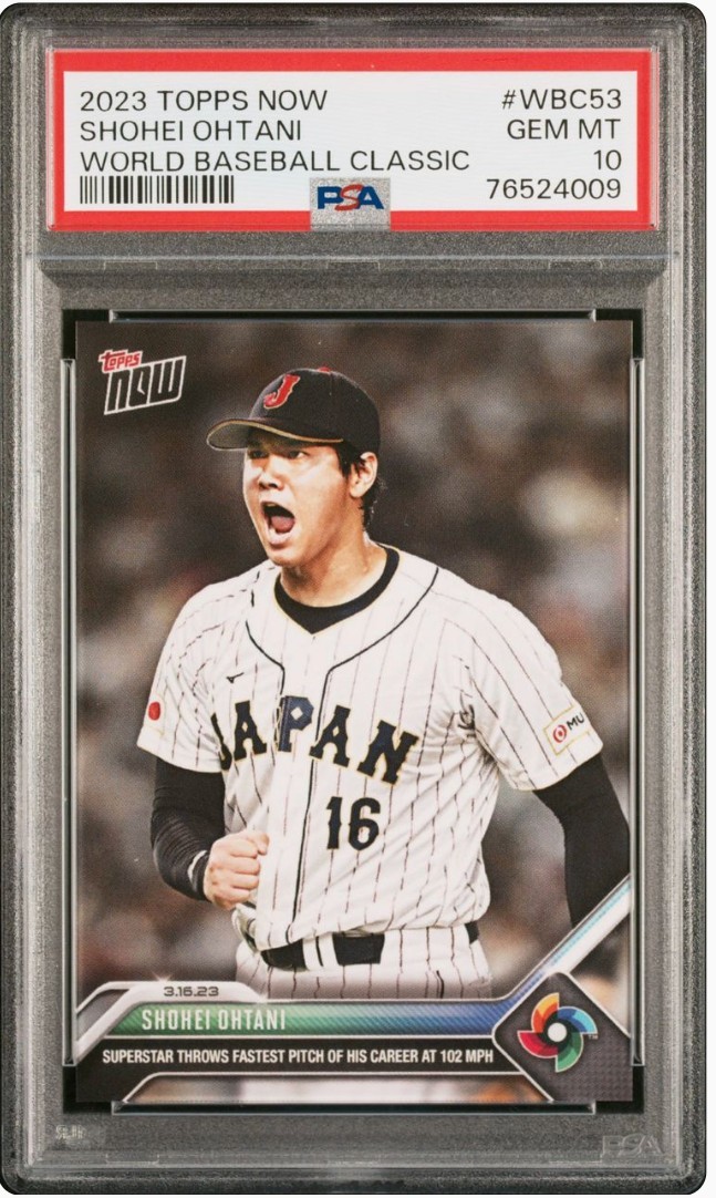 PSA10 Topps Now 大谷翔平 WBC MVP PSA 10-