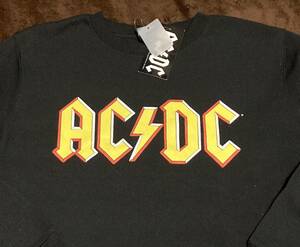 【Lサイズ】新品 ACDC エーシーディシー AC/DC ロゴ スウェット トレーナー 裏起毛/HIGHWAY TO HELl