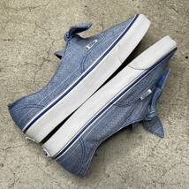 送料無料☆VANS☆バンズ☆AUTHENTIC KNOTTED☆オーセンティック リボン☆ローカットスニーカー☆総柄☆サックス☆26.5cm☆G23_画像5