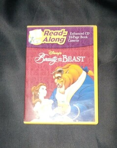【動作OK】■Beaute And TheBeast（美女と野獣）Reed-Along（朗読CD英語版）ディズニー Disneys/CDとカセットテープ付き（絵本は欠品）
