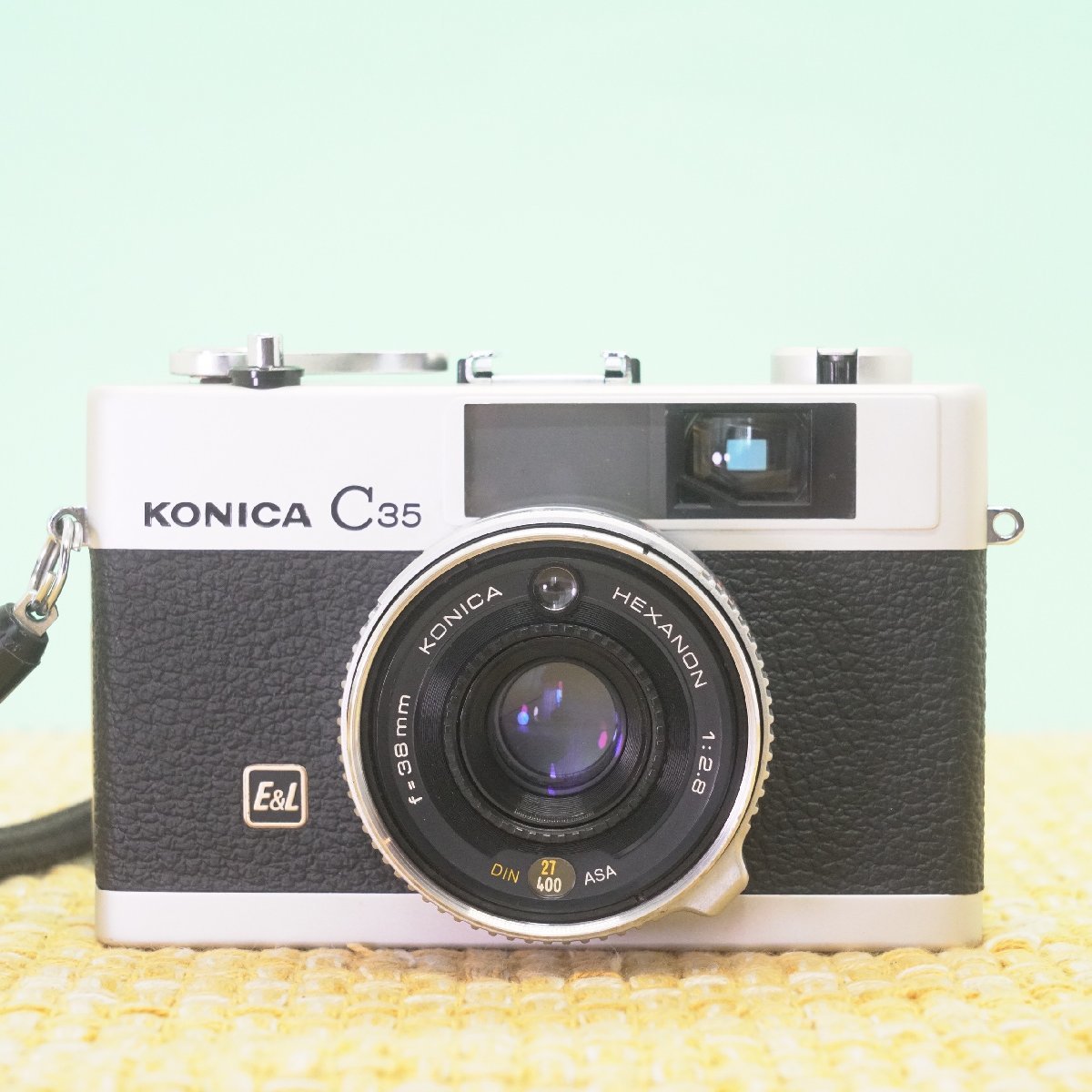 完動品◎KONICA C35 E&L コンパクトフィルムカメラ #139-