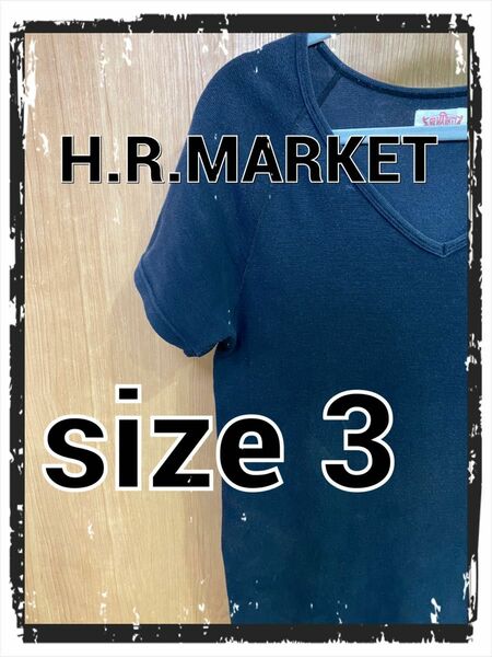 【ハリウッドランチマーケット】ストレッチフライス 半袖Ｔシャツ　H.R.MARKET HOLLYWOOD RANCH MARKET