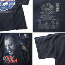 US輸入 BILLY JOEL ビリージョエル USAツアー Tシャツ FRUIT OF THE LOOM ブラック(XL) 音楽系 ミュージックT_画像4