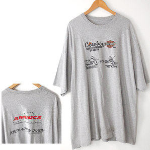 HARLEY-DAVIDSON 慈善団体AMBUCSコラボ Tシャツ Cowboy グレー(XXL)の画像1