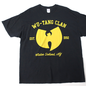 US輸入 WU-TANG CLAN ウータンクラン Tシャツ ビッグロゴ GILDAN Heavy cotton 2012 黒(2XL) ビッグサイズ