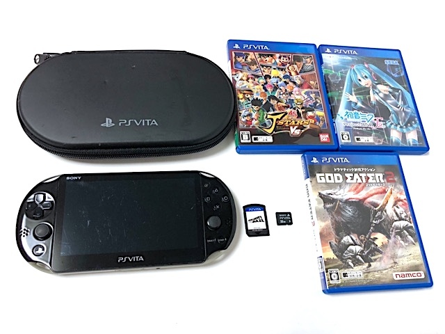 PS Vita 本体 PCH-2000 ゴッドイーター4同梱版 PCHJ-10010 ペルソナ他