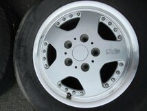 (C02906-A) パジェロミニ BRIDGESTONE CV928 15インチ アルミ タイヤ 4本 5H 114.3 5J +48 NANKANG TOURSPORT 611 185/80R15_画像3