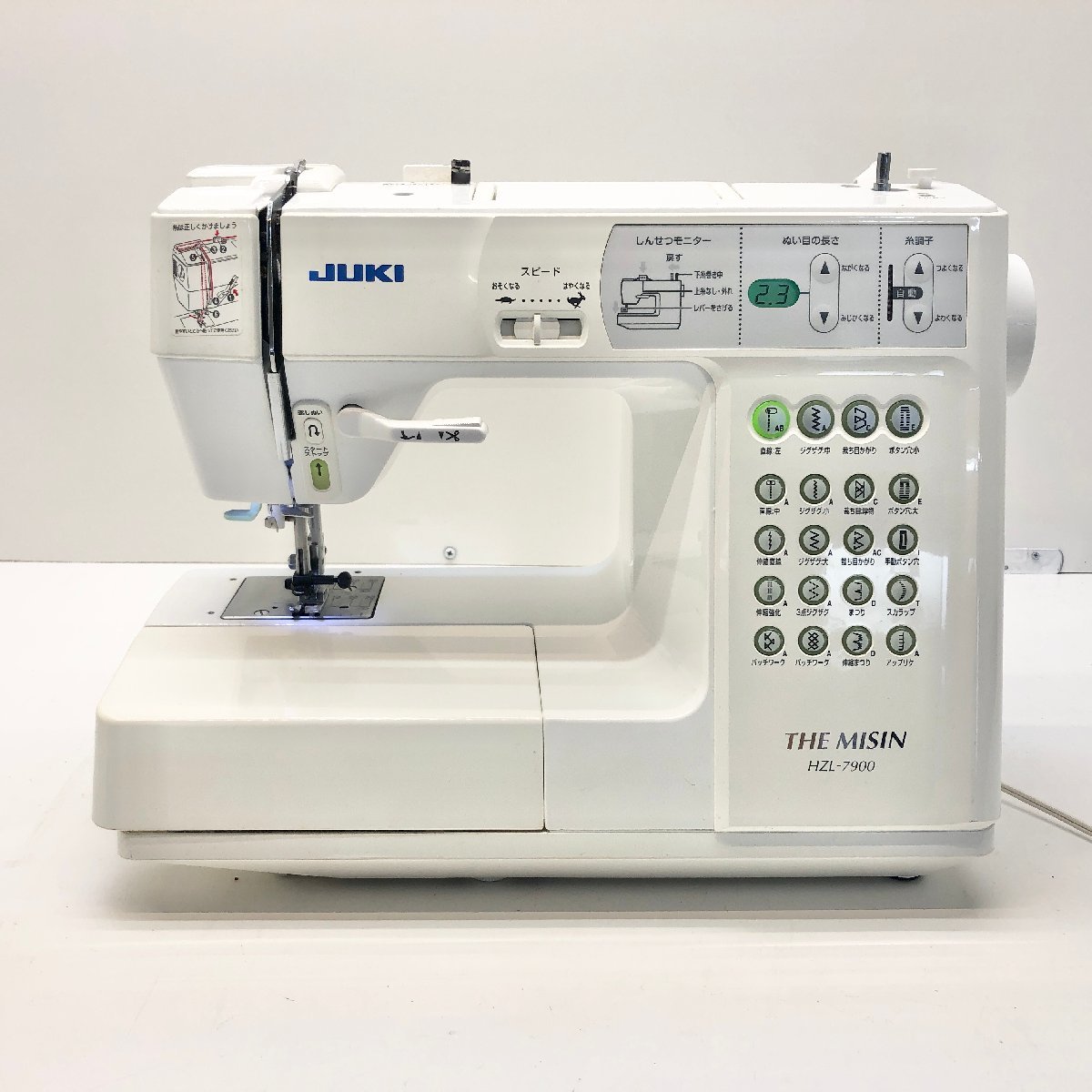 △【ジャンク品 通電OK 動作OK】JUKI ジューキ コンピューター ミシン