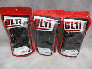 未使用未開封品 ULTI 1/12アルティ 12R-6-RIM リア用ホイール(黒) 3セット