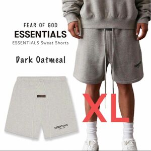 FOG Essentials エッセンシャルズショートパンツ　リフレクティブハーフパンツダークオートミール(濃いグレー)サイズXL