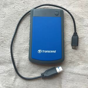 Transcend ポータブルHDD トランセンド ポータブルハードディスク 2TB 中古