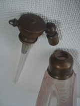 【香水瓶】ビンテージ アトマイザーパフュームボトル パチネ彩色：Vintage Atomizer (検)ルネ・ラリック _画像8