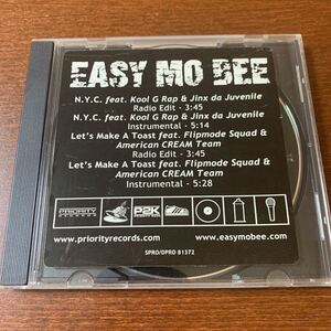 PROMO CDS Easy Mo Bee - N.Y.C. / Let's Make A Toast kool G Rap