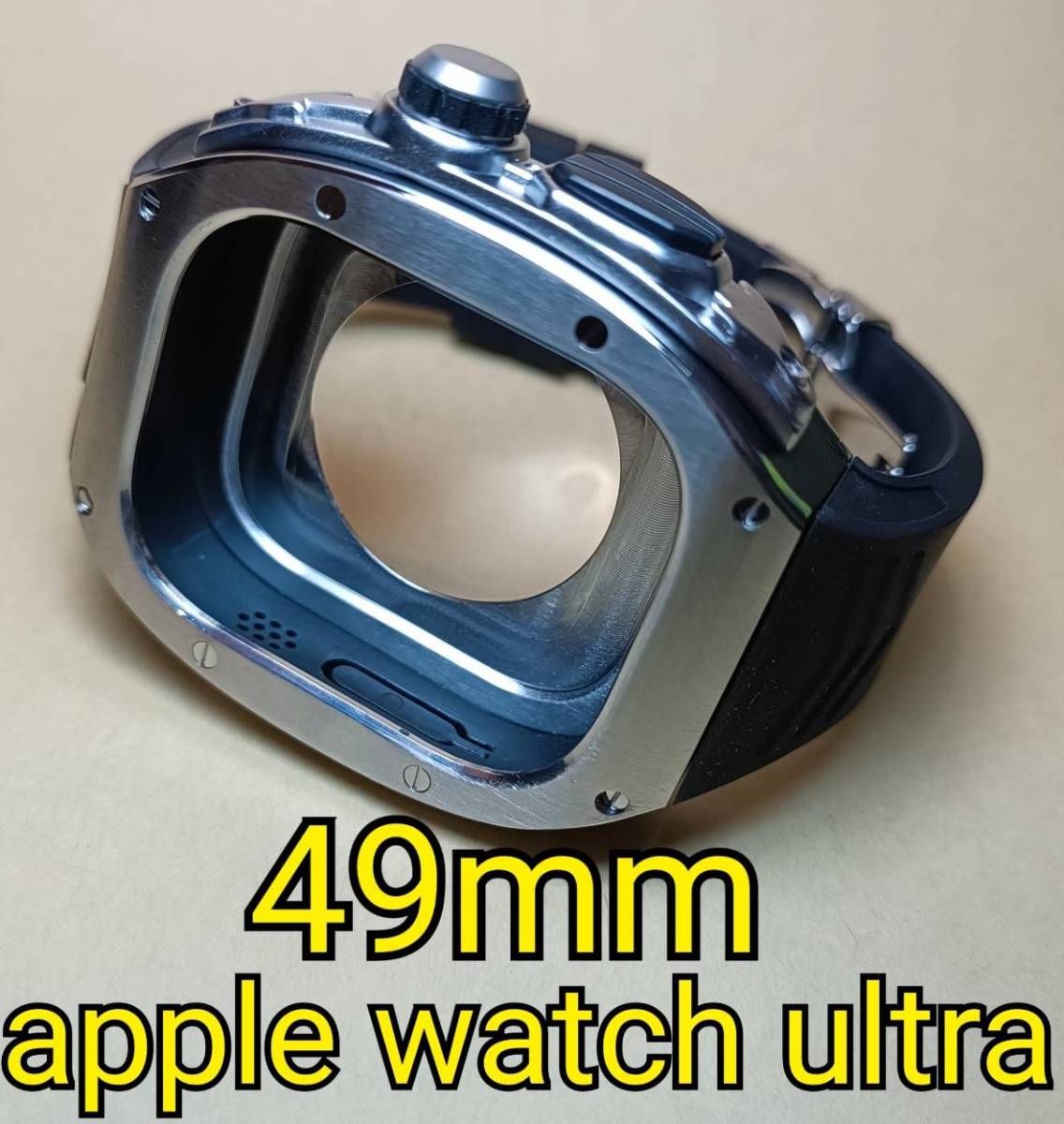 黒 49mm apple watch ultra アップルウォッチウルトラ ケース ダイバー