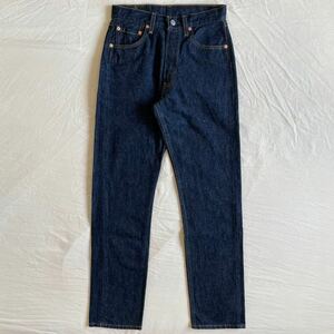 濃紺! 90s Levi’s 501 USA製 デニムパンツ W29 毛羽　ビンテージ リーバイス リジット