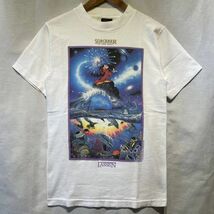 希少! 90s Disney FANTASIA × LASSEN アート Tシャツ USA製 ビンテージ Mickey ファンタジア ラッセン アニマル 80s_画像2